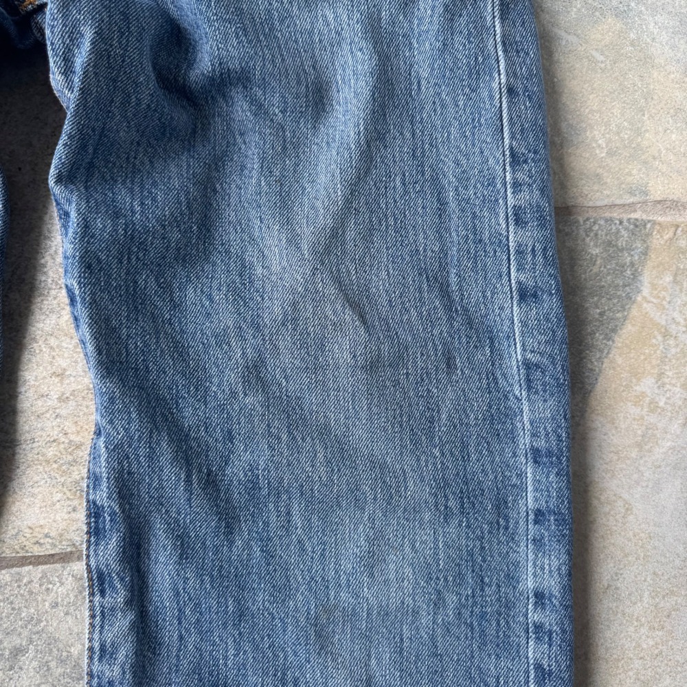 Vintage Levi's 501 Button Fly Jeans W33 L32 100% Cotton Medium Wash USA Style - Picture 10 of 10